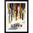 thumbnail image 2 of Art.com Aspen, CO - Colorful Skis Art Print by Lantern Press, Black Frame Wall Art, 32" x 44", 2 of 5
