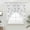 Grey, variant on Green Flower Swag Curtains for Kitchen/Bedroom/Living Room, Watercolor Floral Botanical Line Drawing Print Scalloped Curtains 63 Inch Long, Window Swag Topper Curtains Valances 2 Panels Set 36"x63"