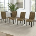 thumbnail image 5 of Crosley Furniture Edgewater Wood/Seagrass Dining Chair in Black/Brown (Set of 4), 5 of 13