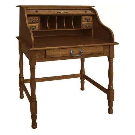 Pedestal Roll Top Desk - Chelsea Home Furniture Lonie 32 in. Mini Roll Top Desk