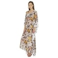thumbnail image 3 of Moomaya Hooded Caftan For Women's Long Printed Bikini Cover Up Summer Turkish Beachwear-7887, 3 of 7