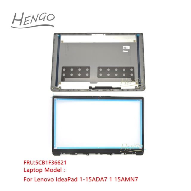 New 5CB1F36621 5CB1F36618 For IdeaPad 1-15ADA7 1 15AMN7 LCD Rear Lid Back Cover Bezel Hinge Cover Cap 82R1 Grey back cover bezel