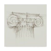 Trademark Fine Art 'Column Schematic III' Canvas Art by Ethan Harper