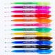 thumbnail image 1 of Bolígrafo borrable con llama de 12 colores para oficina y papelería, bolígrafo borrable con agua de 20 ml en caja de colores., 1 of 9