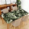 thumbnail image 5 of Rectangle Table Cloth Cover Waterproof Elastic Fitted Polyester Fitted Tablecloths for 6 Foot Tables for Indoor, Picnic Camping Outdoor, 5 of 9