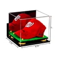 thumbnail image 2 of Acrylic Baseball Cap Display Case with Mirror, Wall Mount, Yellow Risers and Turf Base (A006-YR), 2 of 3