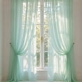 thumbnail image 5 of Sedona Designz 120 Inches Wide Sheer Voile Chiffon Fabric for Events - Tiff Green, 5 of 11
