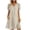*Khaki, variant on VBVC Women's V-Neck Button Down Tunic Dress,Short Sleeve Shift Dress For Women,Ladies Casual Summer Mini Dress with Pockets,Army Green,S-2XL