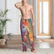 thumbnail image 2 of Balery Meditating Cute Horse Pantalones de pijama para hombre, pijama ultraligero, pantalón de descanso-Small, 2 of 6