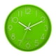 thumbnail image 1 of Reloj de pared Uxcell de 12" a pilas, silencioso y sin tictac, reloj redondo, verde, 1 of 6