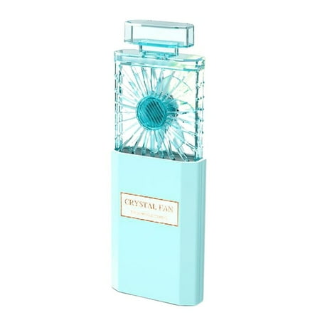

Summer USB Rechargeable Folding Mini Pocket Perfume Fan Outdoor Camping Portable Handheld Desktop Quiet Electric Cooling Fan