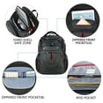 thumbnail image 4 of KROSER 17.3" Laptop Backpack, College Daypack, Business Backpack with USB Charging Port, Black, 4 of 11