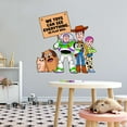 thumbnail image 2 of Children We Toys Can See Everything Adventurous Cartoon Wall Decal Decoration Toy Story Characters Woody Buzz Slinky Hamm Potato Head Lasts Years and Easily Removable - Size: 30 In(W) x 30 In(H), 2 of 4