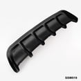 thumbnail image 4 of 25"x 5" Universal Car Kit Rear Bumper Cover Trim Shark Fin Spoiler Lip Diffuser Color:black, 4 of 5