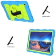 thumbnail image 4 of Dteck Kids Case for Samsung Galaxy A9 Plus 11-inch 2023 (X210,X215,X216),Heavy Duty Armor Rotating Stand Case Shockproof Hard Back Cover with Hand/Shoulder Strap,Blue Green, 4 of 9