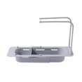 thumbnail image 2 of Kitchen Sink Storage Rack Sink Dishwashing Retractable Hollow Storage Rack, 2 of 2