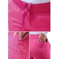 thumbnail image 4 of Adar Pro Scrubs For Women - Skinny Leg Yoga Scrub Pants - P7102 - Fruit Punch - 2X, 4 of 7