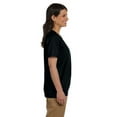 thumbnail image 4 of Hanes Women's Relaxed Fit Authentic Essentials Short Sleeve V-neck T-Shirt, 4 of 6