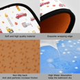thumbnail image 2 of 2-Piece Kitchen Mat Set Non Slip Washable Floor Mats Decorative Rugs for Kitchen Sink Laundry Red Fiery Awesome Patterns, 2 of 7