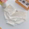 thumbnail image 2 of Lopecy-Sta Kids Panties Children's Underwear Cotton Girls' Breathable Underwear Soft Seamless Cotton Briefs Panty Middle Waist Underwear with Lace Underpants, 2 of 3
