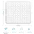 thumbnail image 2 of OTHWAY 2-Pack Sink Protector Mat, Kitchen Sink Liner Pad for Bottom of Sink, 11.2x12.7 Inch Dish Drying Mat with Fast Drain (White), 2 of 7
