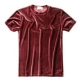 thumbnail image 1 of TSADFHJI Débardeurs de Gym pour Hommes Noël Velours Mode Simple Manches Courtes TTG Rouge, 1 of 6
