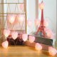 thumbnail image 1 of Muyoka Luz de cadena en forma de corazón, luz de hadas de corazón rosa IP43 Luz de centelleo de corazón a prueba de agua Luz de hadas con pilas para el jardín del banquete de boda Muyoka Hogar, 1 of 1