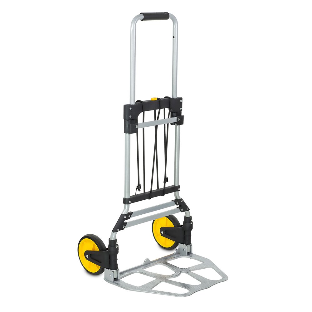 MountIt! Folding Hand Truck and Dolly with Telescoping Handle 264 Lb Capacity
