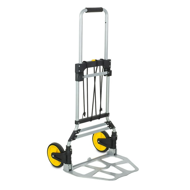 MountIt! Folding Hand Truck and Dolly with Telescoping Handle 264 Lb