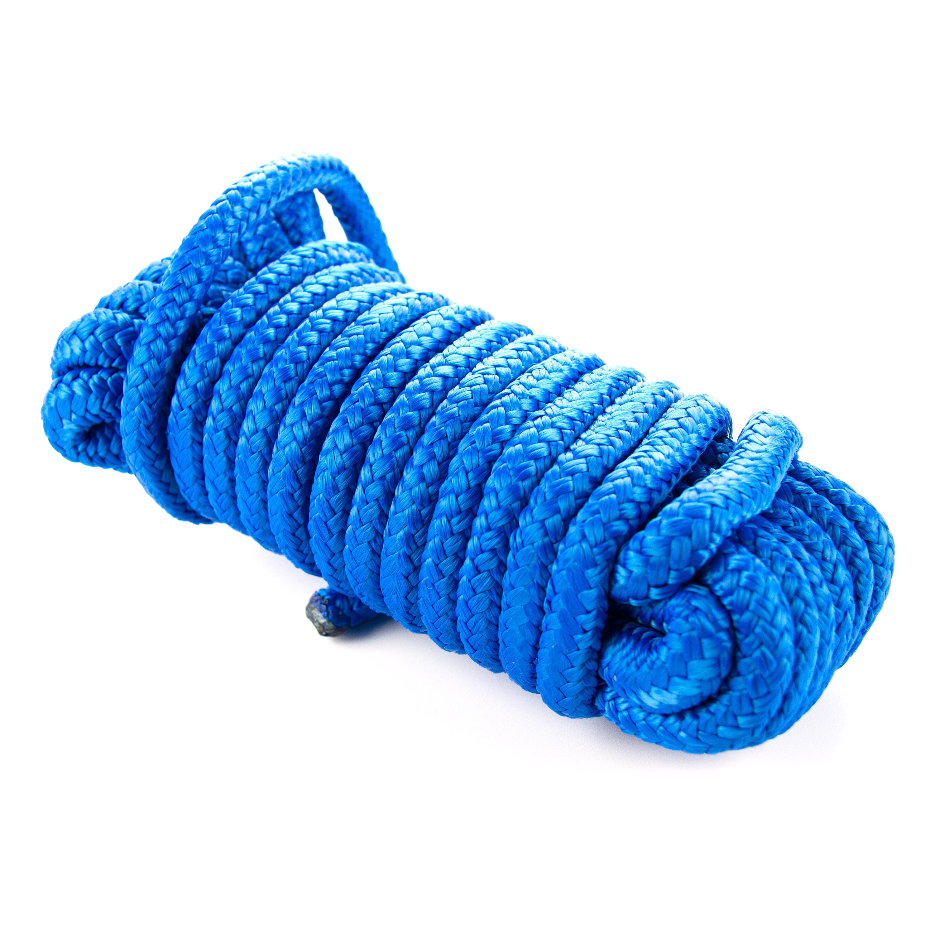 Ozark Trail Double-Braided Nylon Marine Dock Line, 3/8 in x 25 ft, Up to 20 ft Boats, 550 lb Maximum Working Load, Blue