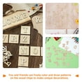 thumbnail image 4 of 104pcs Mini Wooden Letters Blank Wood Letters DIY Painting Chips Wood Slices, 4 of 6