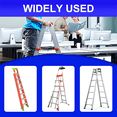 thumbnail image 3 of 2X Aluminum Extension Ladder Locks Compatible with for ,Suitable for 28-11 Rung Lock Kit, 3 of 6