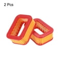 thumbnail image 3 of Uxcell 75x54x29mm Plastic Paper Air Filter Kit for 5200 5800 52cc 58cc Chainsaw 2Pcs, 3 of 6