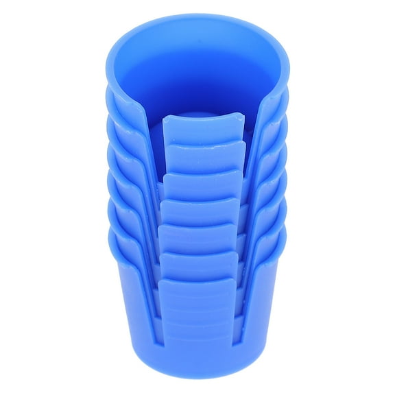 COSMOBETTY Mixing Bowl Perfect for Mixing Use Blue Plastic Bowls Lightweight and Easy to Clean 50 Pieces