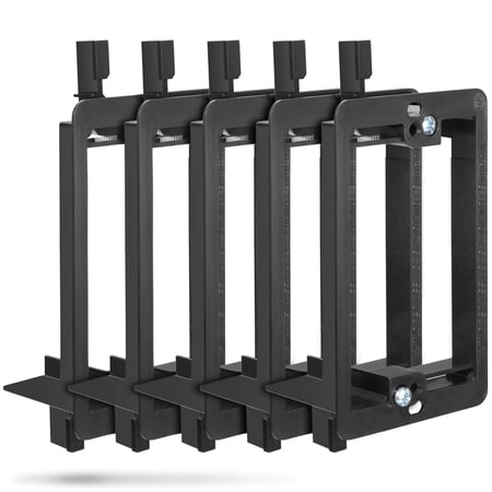 Low Voltage Mounting Bracket (1 Gang  5 Pack)  Fosmon Low Voltage Mounting Bracket (Mounting Screws Included) for Telephone Wires  Network Cables  HDMI  Coaxial  Speaker Cables price history on PriceWatchPro