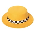 thumbnail image 1 of Txlixc Fedora para niños con correas a cuadros Txlixc  moda, 1 of 4