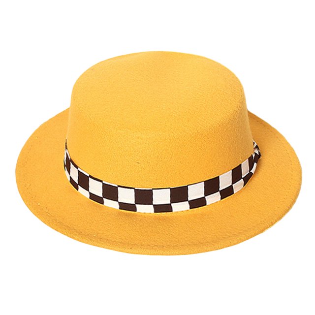 Txlixc Fedora para niños con correas a cuadros Txlixc moda