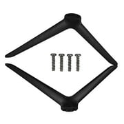 1 Pair Insignia TV Stand Legs Black Plastic Universal Compatibility for TVs