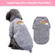 thumbnail image 4 of Billuyoard Ropa para perros, suéter para mantener el calor para mascotas, dulce regalo, chaleco transpirable para cachorros, camisa para Ropa para mascotas Gris METRO, 4 of 6