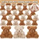thumbnail image 2 of 12-48 piezas de mini osos de peluche pequeños de peluche a granel, oso de juguete, muñeco de oso, llaveros, decoración, regalos de fiesta para baby shower, Navidad, 2 of 5