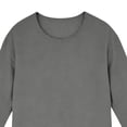 thumbnail image 4 of Avirosel Men's Casual Solid Color 3/4 Sleeve Round Neck Shirt Regular Fit Polyester Breathable Comfortable Top for Gym Sports Outdoor Activities Gray, 4 of 5