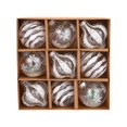 thumbnail image 6 of Hvmvliv Christmas Ornaments 9Pc 3.12inch Christmas Tree Ornament Boxed Shatterproof Hanging Balls Decor for Xmas Party Tree Decoration Silver, 6 of 6