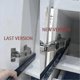 thumbnail image 2 of Newway 2pcs 175 Degree Hinges Frameless Cabinet Doors Hinges Concealed Hydraulically Adjustable Mounting Hinges, 2 of 5