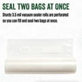 thumbnail image 3 of LEM Products Maxvac Portion Vacuum 2 Bag Rolls, 11in x 16ft, Clear,, 3 of 8