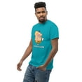 thumbnail image 5 of Unleash Your Inner Caveman! - 'AI Professor' - Humorous - Unisex classic tee (Tropical Blue, XL), 5 of 8