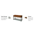 thumbnail image 3 of Homestyles Modern Craftsman Wood Console Table in Brown, 3 of 4