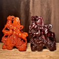 thumbnail image 2 of Ebony Three Rams Bringing Prosperity Figurine, Solid Wood New Chinese Style Home Decoration, Company Decoration, Housewarming/Opening Ceremony Gift, 2 of 3