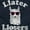 Navy, variant on Llater Losers Nerdy Geeky Cute Llama Long Sleeve TShirt Men Women Brisco Brands M