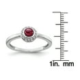 thumbnail image 2 of Primal Gold 14 Karat White Gold Diamond and Cabochon Garnet Ring, 2 of 4