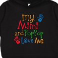 thumbnail image 3 of Inktastic Mimi and Poppop Love Me Toddler Hoodie, 3 of 4